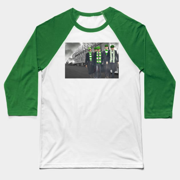 Celtic fans Baseball T-Shirt by Grant's Pics